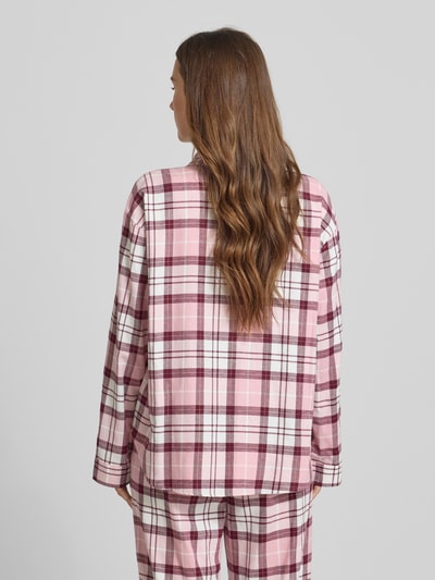 Christian Berg Woman Pyjama-Oberteil mit Umlegekragen Altrosa 5