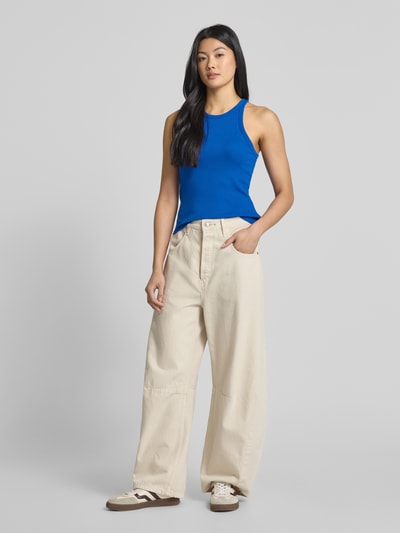 ECOALF Tanktop mit gerippten Abschlüssen Modell 'ARLES' Royal 1