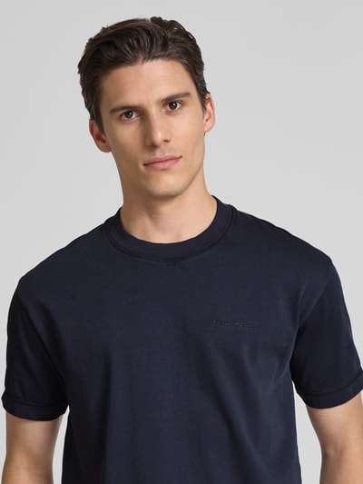 Marc O'Polo Regular Fit T-Shirt aus reiner Baumwolle Marine 3