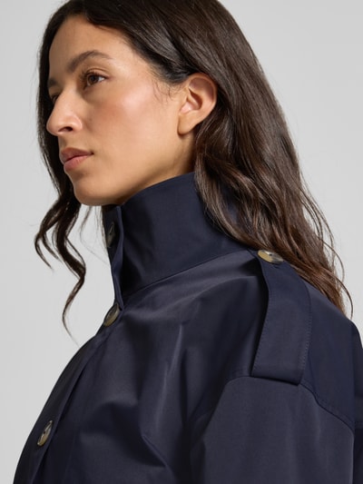 Christian Berg Woman Selection Jas met opstaande kraag Donkerblauw - 3