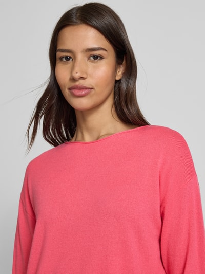 Brax Wollen pullover met kasjmier, model 'STYLE.LIZ' Koraal - 3