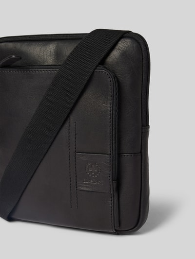 Strellson Lederrucksack mit Label-Prägung Modell 'HYDE PARK' Black 3