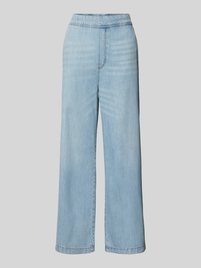 Jake*s Casual Kuloty jeansowe o luźnym kroju z elastycznym pasem Jasnoniebieski melanż 2