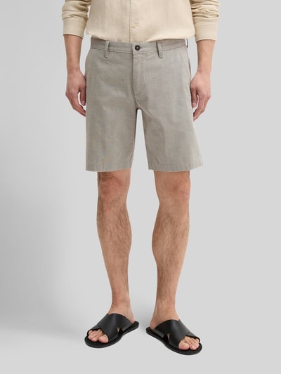 Marc O'Polo Regular Fit Bermuda aus Baumwoll-Elasthan-Mix Modell 'SALO' Mittelgrau 4