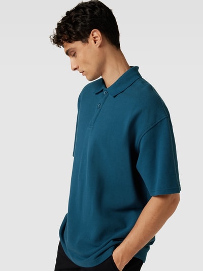 JAKE*S STUDIO MEN Poloshirt met extra brede schouders Lagune - 3