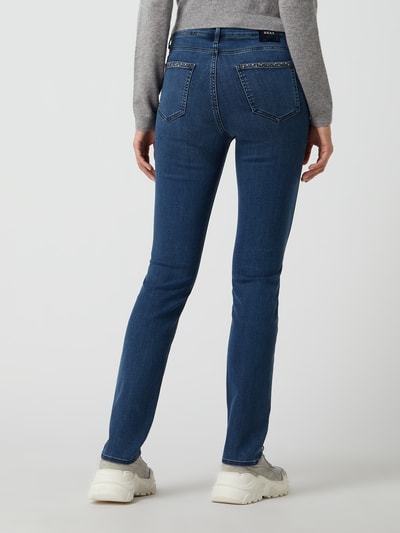 Brax Jeans in schmaler Passform mit Stretch-Anteil Modell 'Shakira' Jeansblau Melange 5