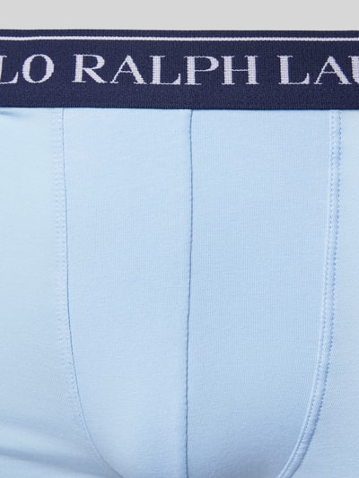 Polo Ralph Lauren Underwear Trunks mit elastischem Label-Bund im 3er-Pack Hellblau 2