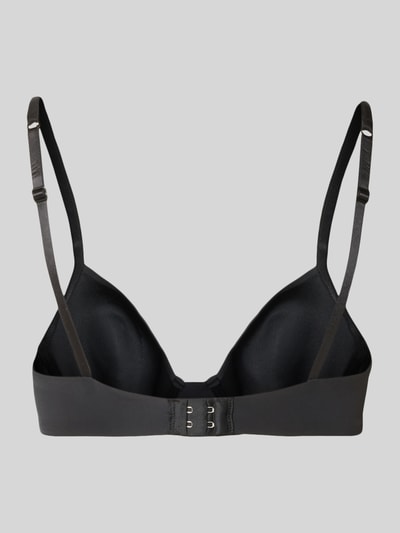Productfoto, BH met logo-detail van Triumph, dames bh van elastische materiaalmix met haakjessluiting en verstelbare bandjes