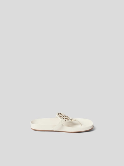 Tory Burch Zehentrenner mit Brand-Detail Offwhite 5