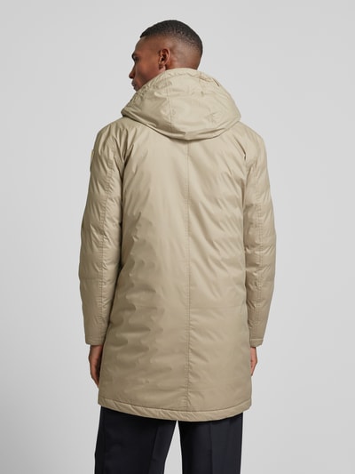 Blauer Usa Parka met capuchon, model 'FALCON' Rietgroen - 5