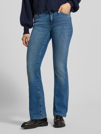 Mustang Flared Jeans mit 5-Pocket-Design Blau 4