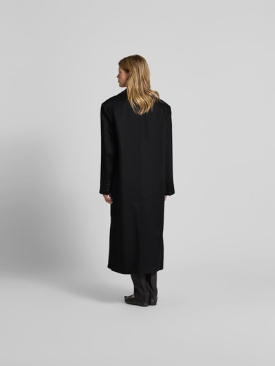 black palms Mantel mit Reverskragen Dunkelgrau 5