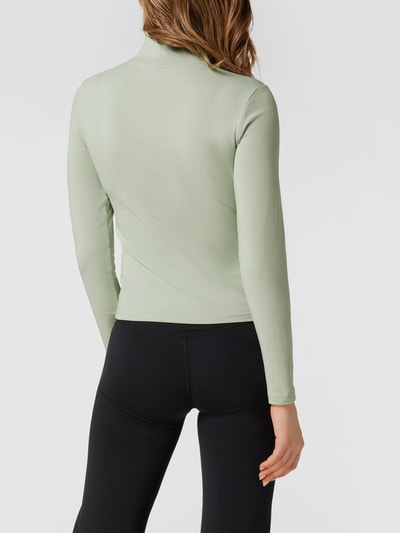 Nike Tight Fit Longsleeve mit Stehkragen Mint 5