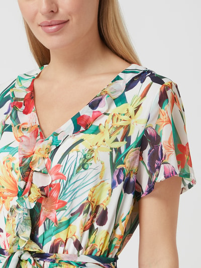 SMASHED LEMON Maxi-jurk met bloemenmotief  Wit - 3