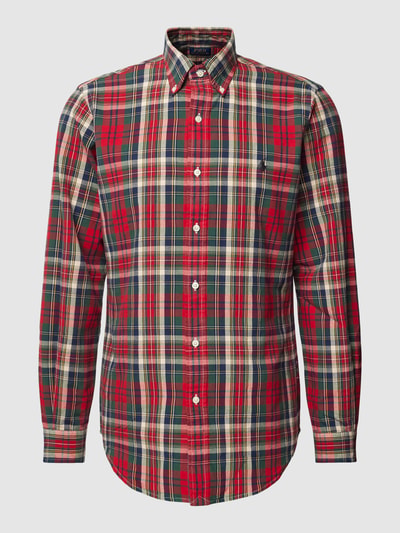 Polo Ralph Lauren Custom Fit Freizeithemd mit Tartan-Karo Rot 2