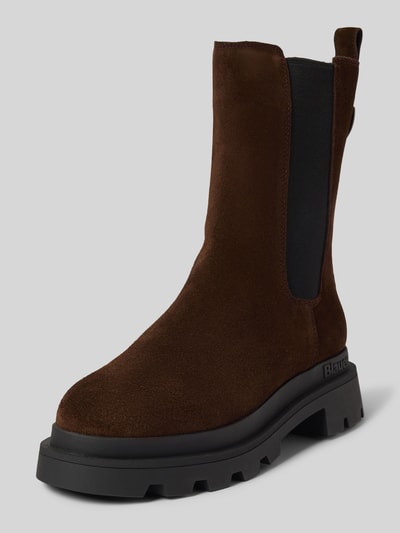 Blauer USA Stiefeletten mit profilierter Sohle Modell 'KIMMEL08' Dunkelbraun 1