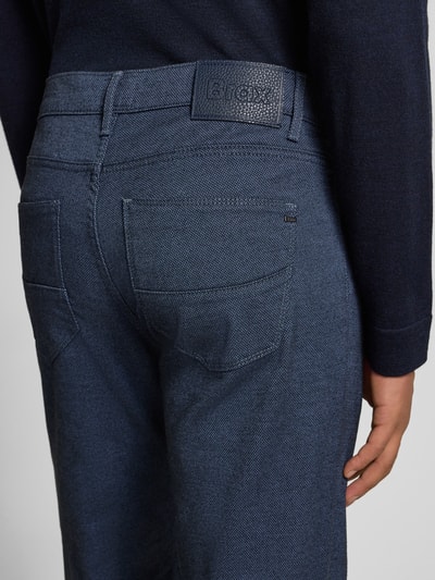 Brax Stoffen broek met viscose in 5-pocketmodel, model 'Cadiz' Blauw - 3