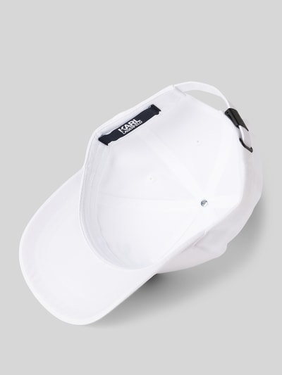 Karl Lagerfeld Basecap mit Label-Stitching Weiss 2