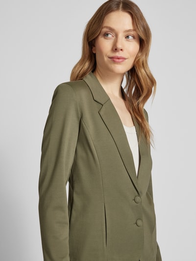 FREE/QUENT Blazer mit 2-Knopf-Leiste und Viskose-Anteil Modell 'NANNI' Oliv 3