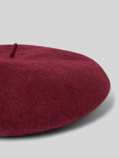 Loevenich Baskenmütze aus reiner Wolle Bordeaux 2