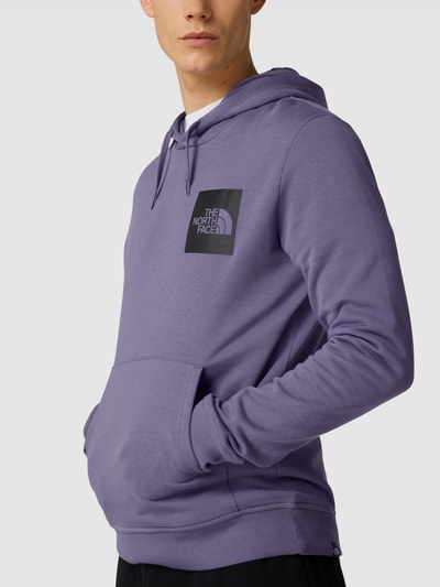 The North Face Bluza z kapturem i nadrukiem z logo model ‘FINE’ Jasnofioletowy 3