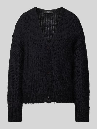 Weekend Max Mara Cardigan mit V-Ausschnitt Modell 'PONTIAC' Black 2