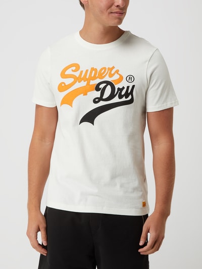 Superdry T-Shirt mit Logo Weiss 4