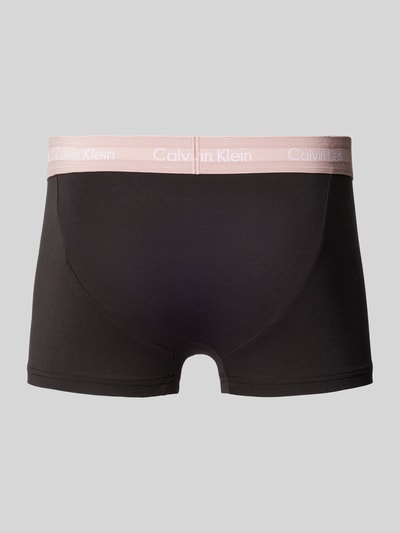 Calvin Klein Underwear Trunks mit elastischem Label-Bund im 5er-Pack Black 3