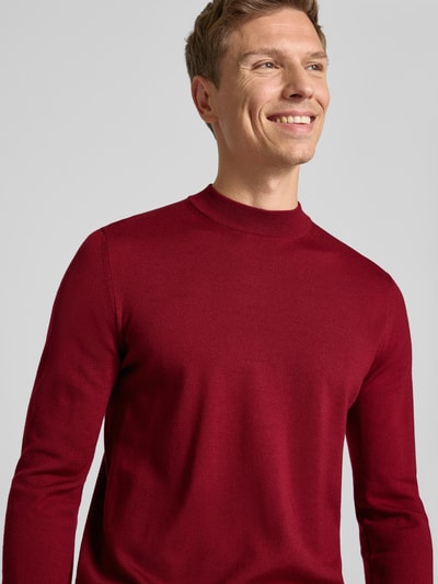 JOOP! Collection Strickpullover aus reiner Wolle Modell 'Davide' Rot 3
