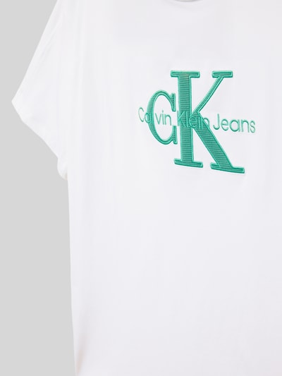 Calvin Klein Jeans T-Shirt mit Label-Detail Modell 'OTTOMAN' Weiss 2