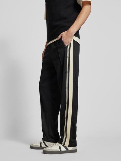 Balr. Straight fit sweatpants met labeldetail Zwart - 3