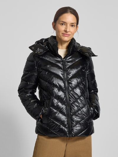 Christian Berg Woman Selection Steppjacke mit Kapuze und Reißverschluss Black 4