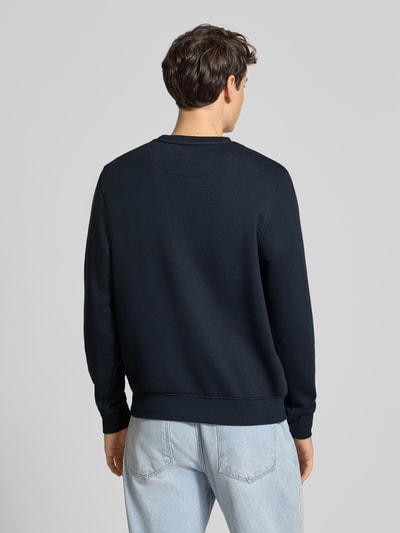 Blend Sweatshirt met labeldetail, model 'FLORIAN' Donkerblauw - 5