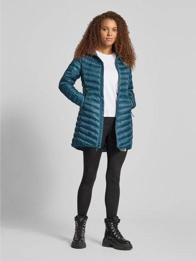 The North Face Steppmantel mit Logo-Stitching Modell 'Huila' Blau 1