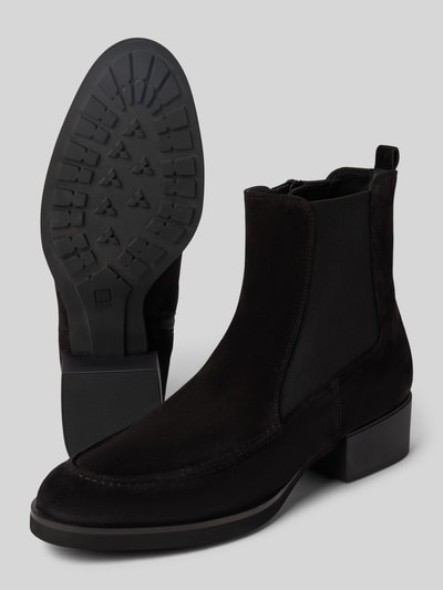 Högl Chelsea boots van echt leer, model 'Velour' Zwart - 4