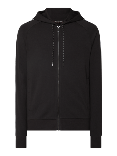 Michael Kors Sweatjacke mit Logo-Streifen Black 2