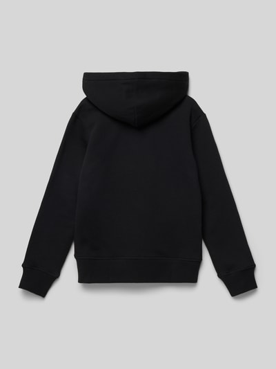 Polo Sport Hoodie met labelprint Zwart - 3