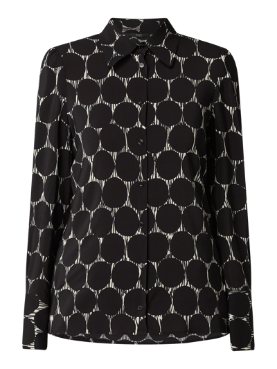 SEVENTY Blouse met motiefmix Zwart - 2