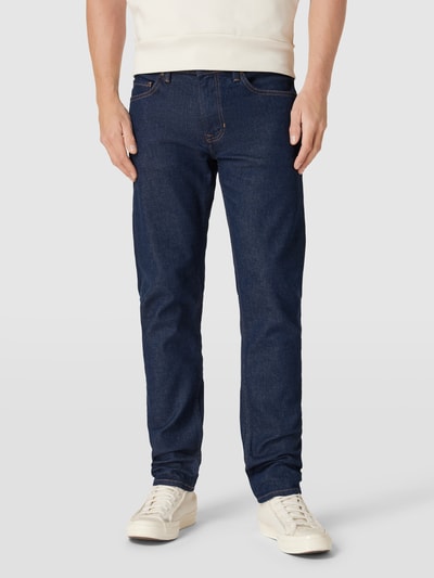 Marc O'Polo Shaped fit jeans met stretch, model 'Sjöbo' Donkerblauw - 4