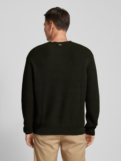 Antony Morato Strickpullover mit Brusttasche Oliv 5