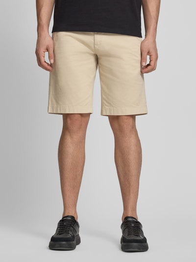 Marc O'Polo Regular Fit Chinoshorts aus Baumwoll-Mix Ecru 4