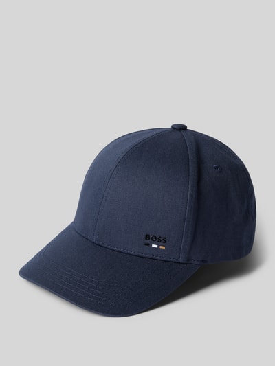 BOSS Basecap mit Label-Detail Marine 1