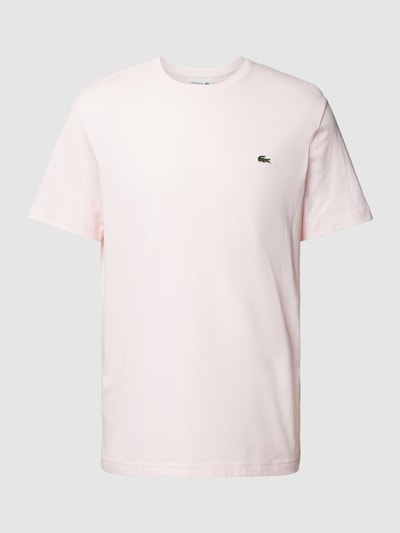 Lacoste T-Shirt mit Logo-Patch Rosa 2