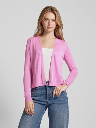 s.Oliver RED LABEL Gebreide cardigan met opengewerkte voorkant Rosé - 4