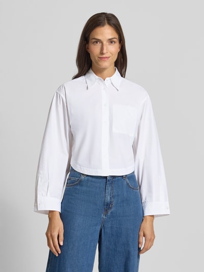 BOSS Orange Regular Fit Langarmbluse aus reiner Baumwolle Modell 'BOSKOTA' Weiss 4