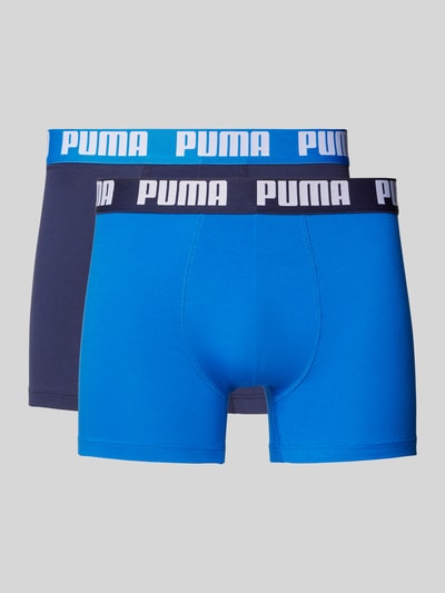 Puma Boxershort met labeldetail in een set van 2 stuks Koningsblauw - 1