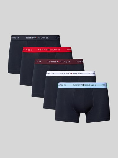 Tommy Hilfiger Boxershort van katoenmix in een set van 5 stuks, model '5P TRUNK' Zwart - 1