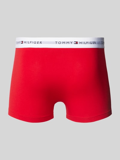 Tommy Hilfiger Trunks mit elastischem Logo-Bund im 3er-Pack Rot 3