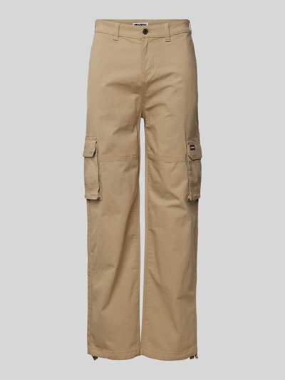 REVIEW Cargohose mit Label-Detail Beige 2