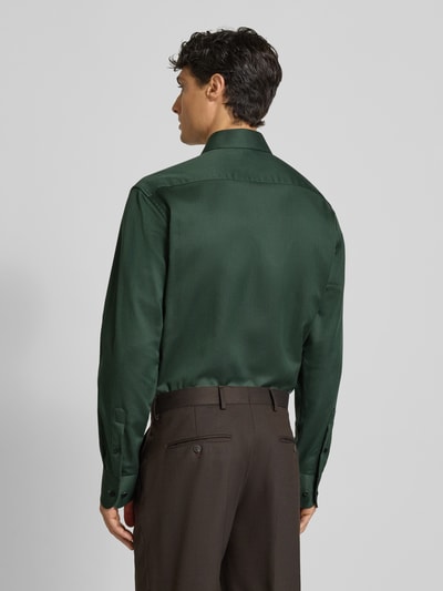 ETERNA Modern fit zakelijk overhemd met haaikraag Olijfgroen - 5